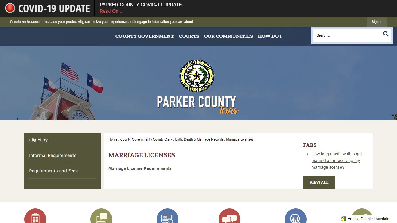 Marriage Licenses | Parker County, TX - Official Website